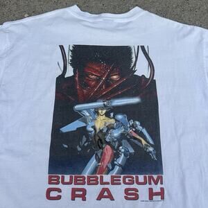 Vintage 90s 1996 Fashion Victim Bubblegum Crash Anime T-Shirt XL RARE